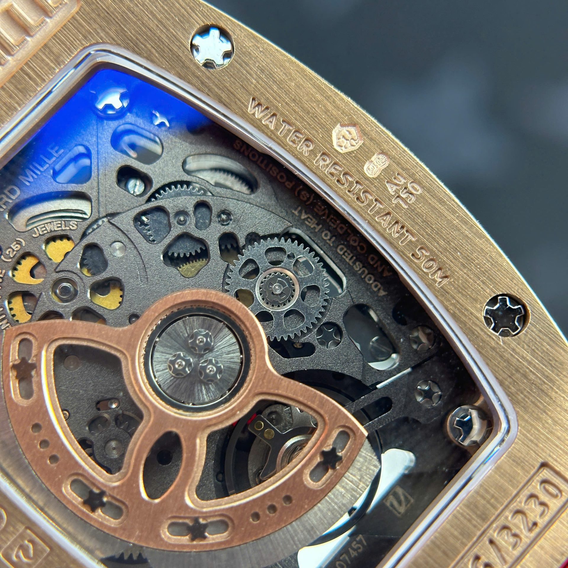 Richard Mille RM07-01 Best Replica Watches Diamonds Red Rubber Strap ZF Factory 36mm - Top club