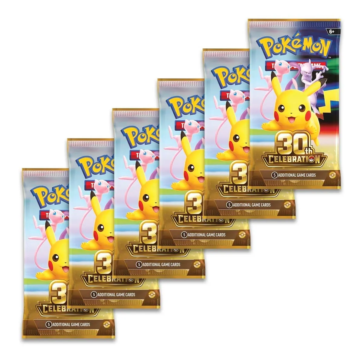 Pokémon: 30th Celebration - Booster Bundle (6 Packs)
