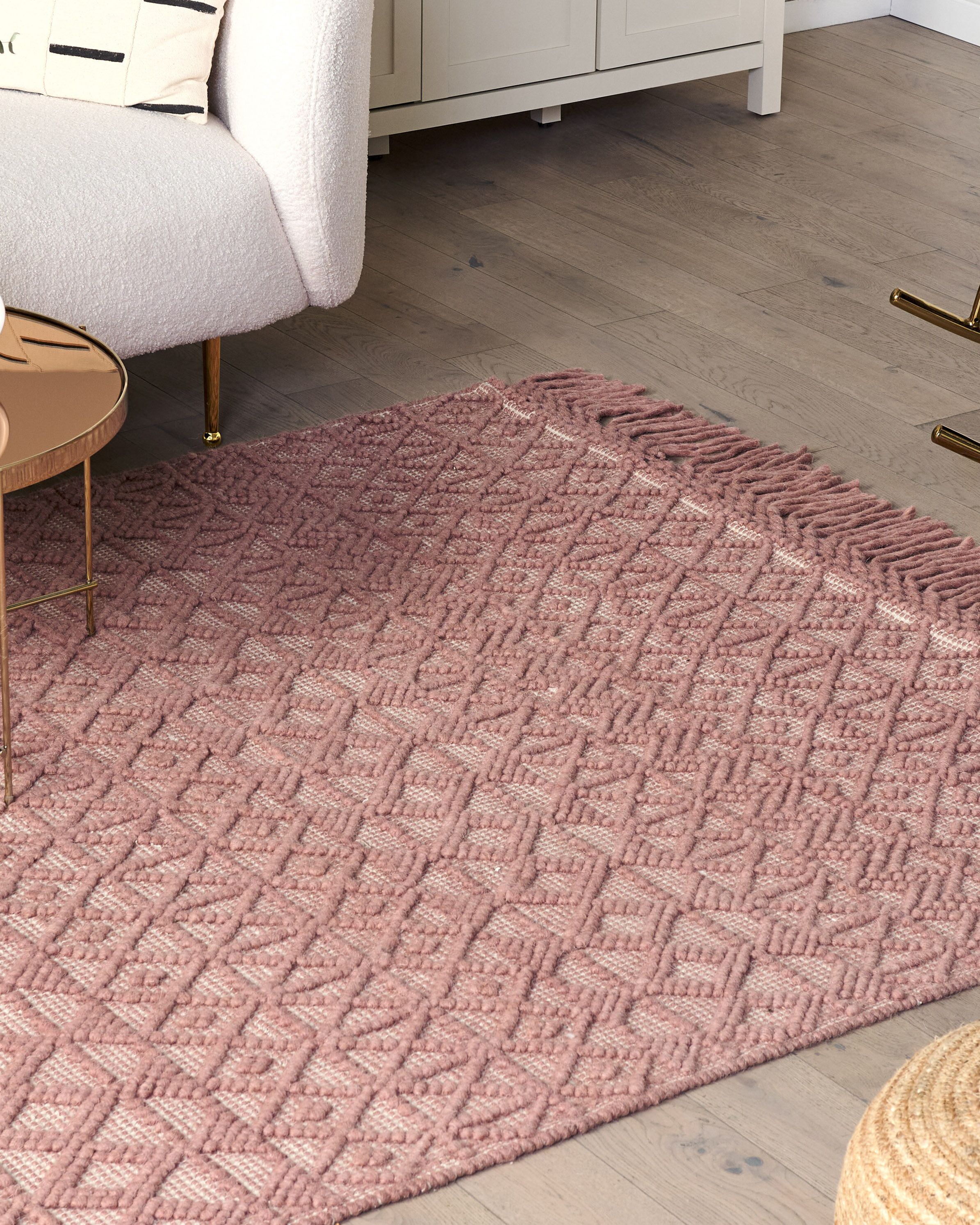 Rug ALUCRA Pink 160 x 230 cm Wool
