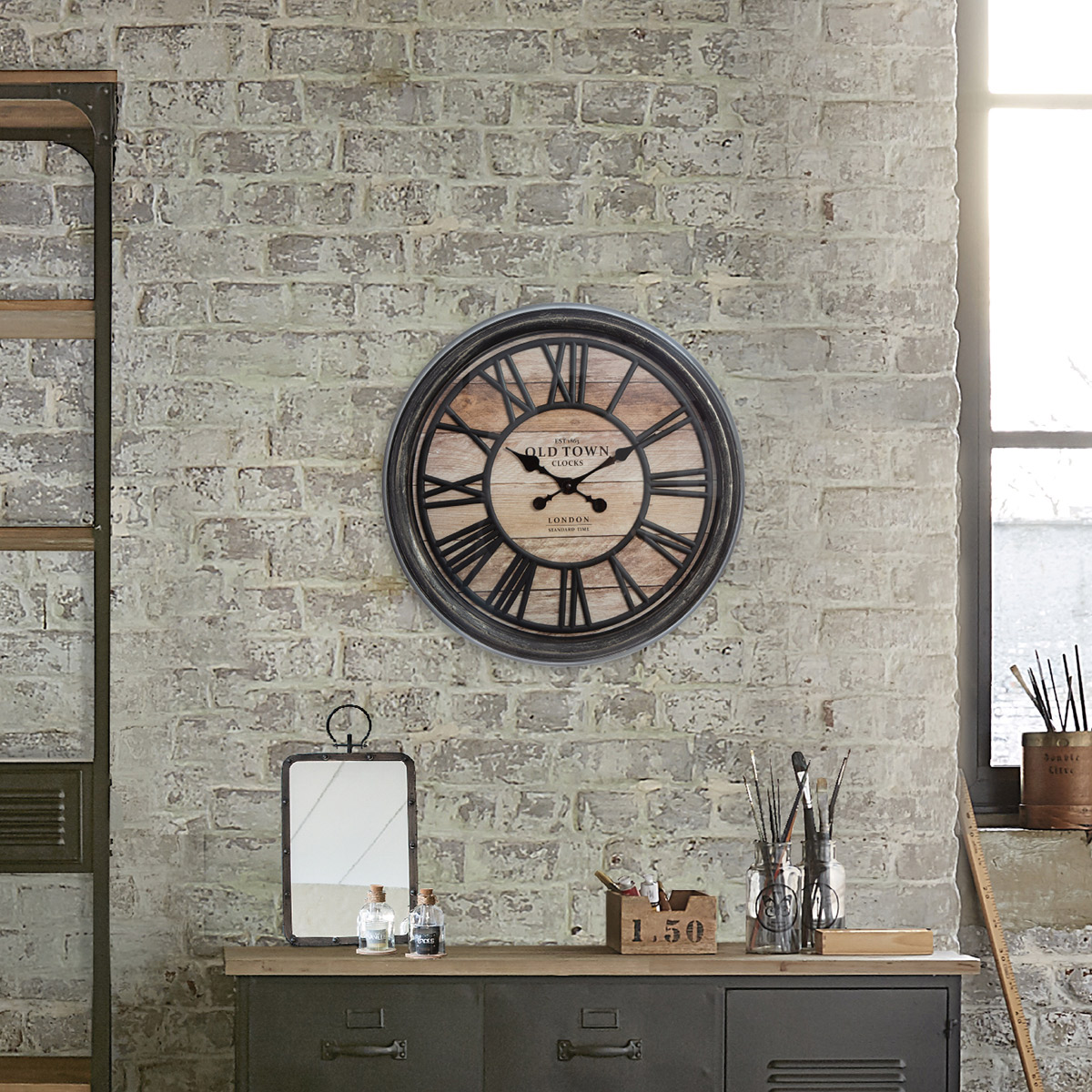 Clock"Agathe" D.50 cm