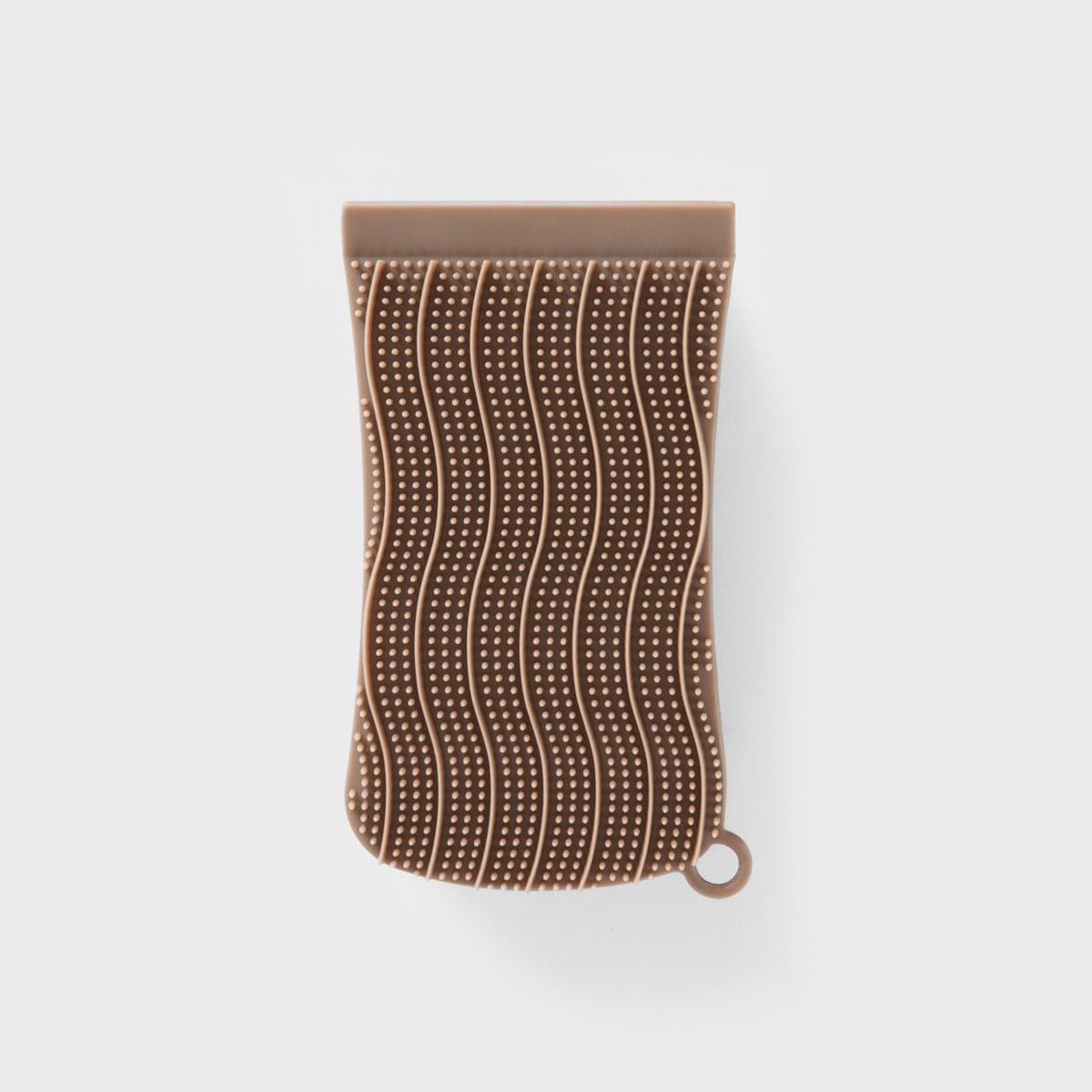 Gąbka EASY CLEAN silikonowa dwustronna taupe 13x7 cm