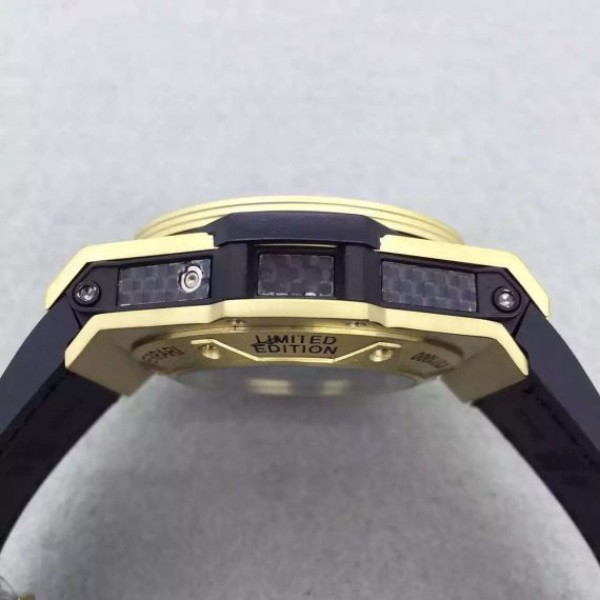 Replica Hublot Big Bang Ferrari Limited Edition YG Black Dial Black Rubber Strap A7753 - Top club
