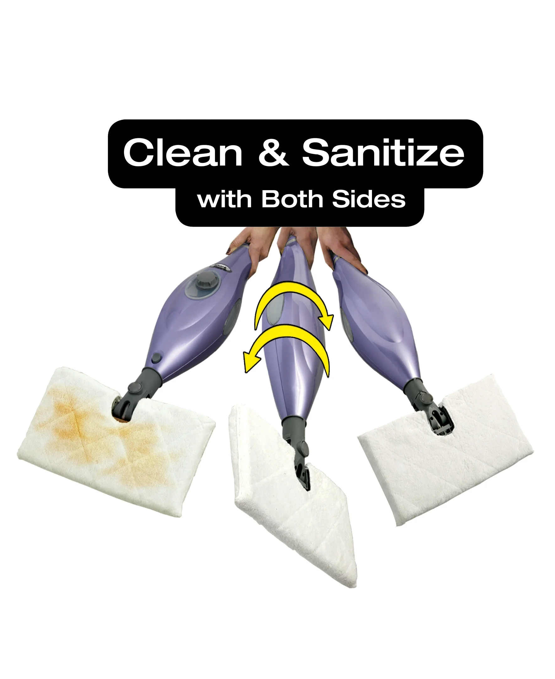 Shark S3501 Steam Pocket Mop, With 2 Washable Pads, Easy Maneuvering, Quick Drying, Soft-Grip Handle and Powerful Steam - Image 9