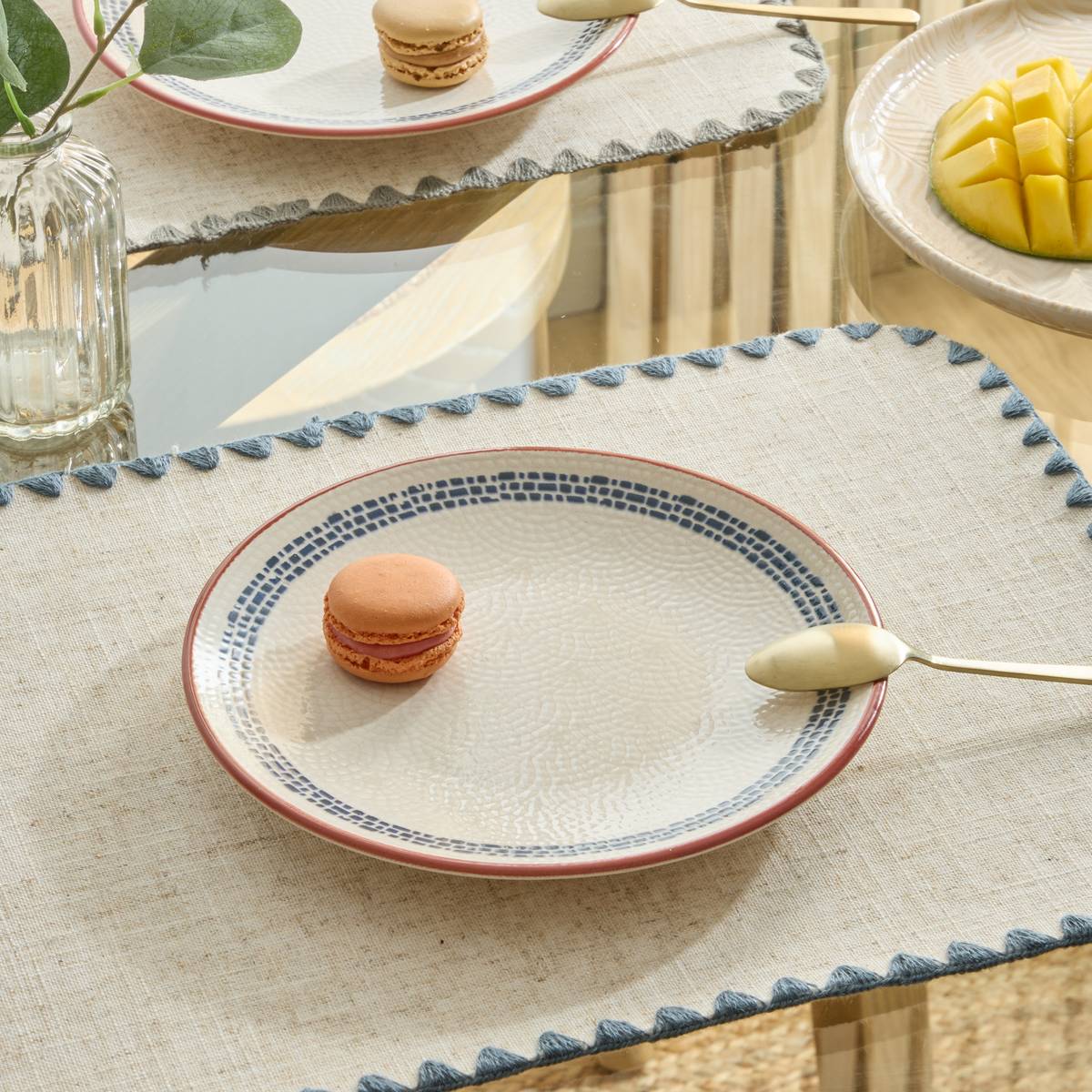 Dessert plate "Morgane" Stoneware (ceramic), D.19.9 cm