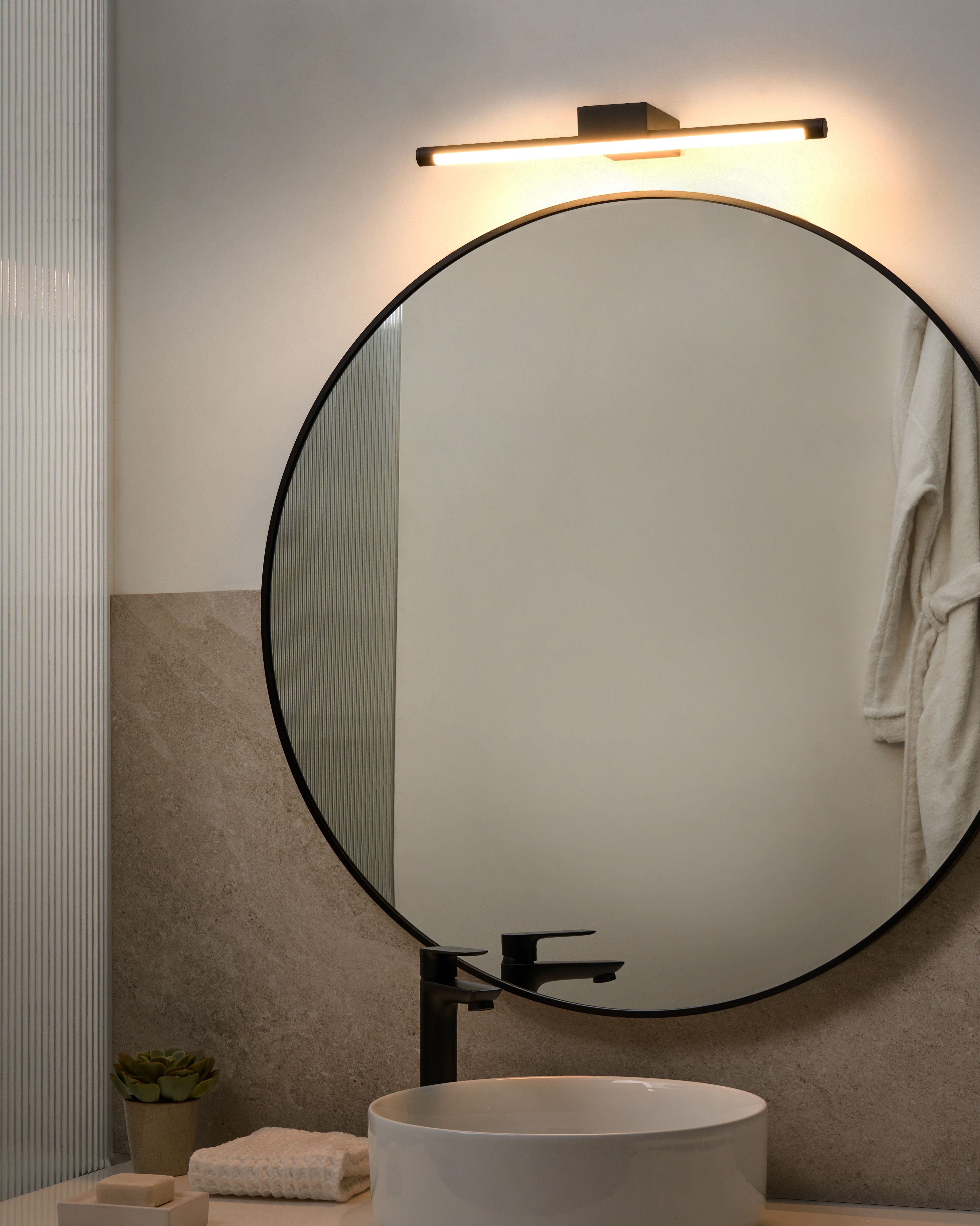 Picture and Mirror LED Light CASAL Metal Black