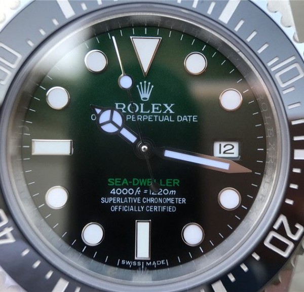 Replica Rolex Sea-Dweller DEEPSEA 116660 D-Green Noob A2836 - Top club