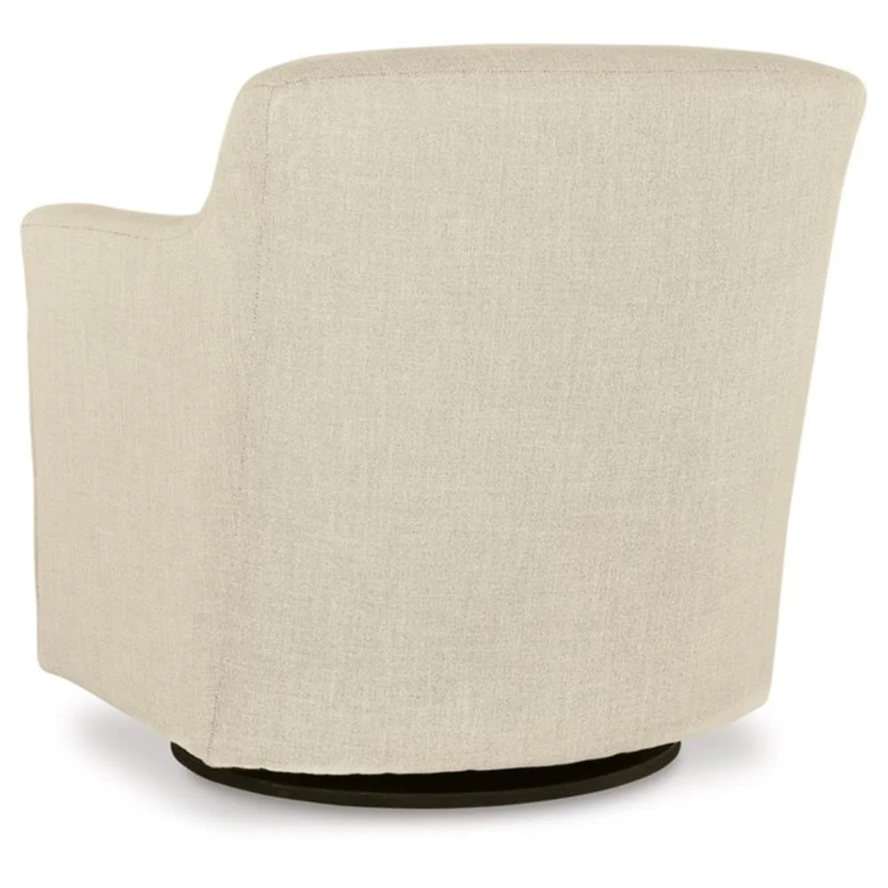 Signature Design by Ashley Bradney Beige Swivel Accent Chair - Image 6