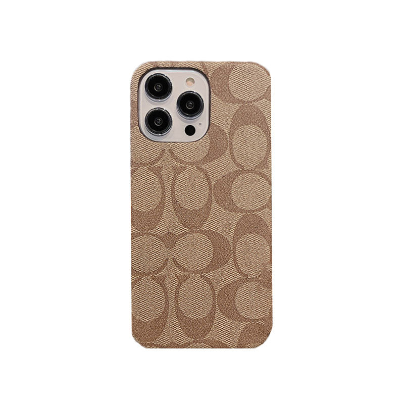 Classic Coach iPhone Case Brown -JDK241426 - Wholesale & Influencer