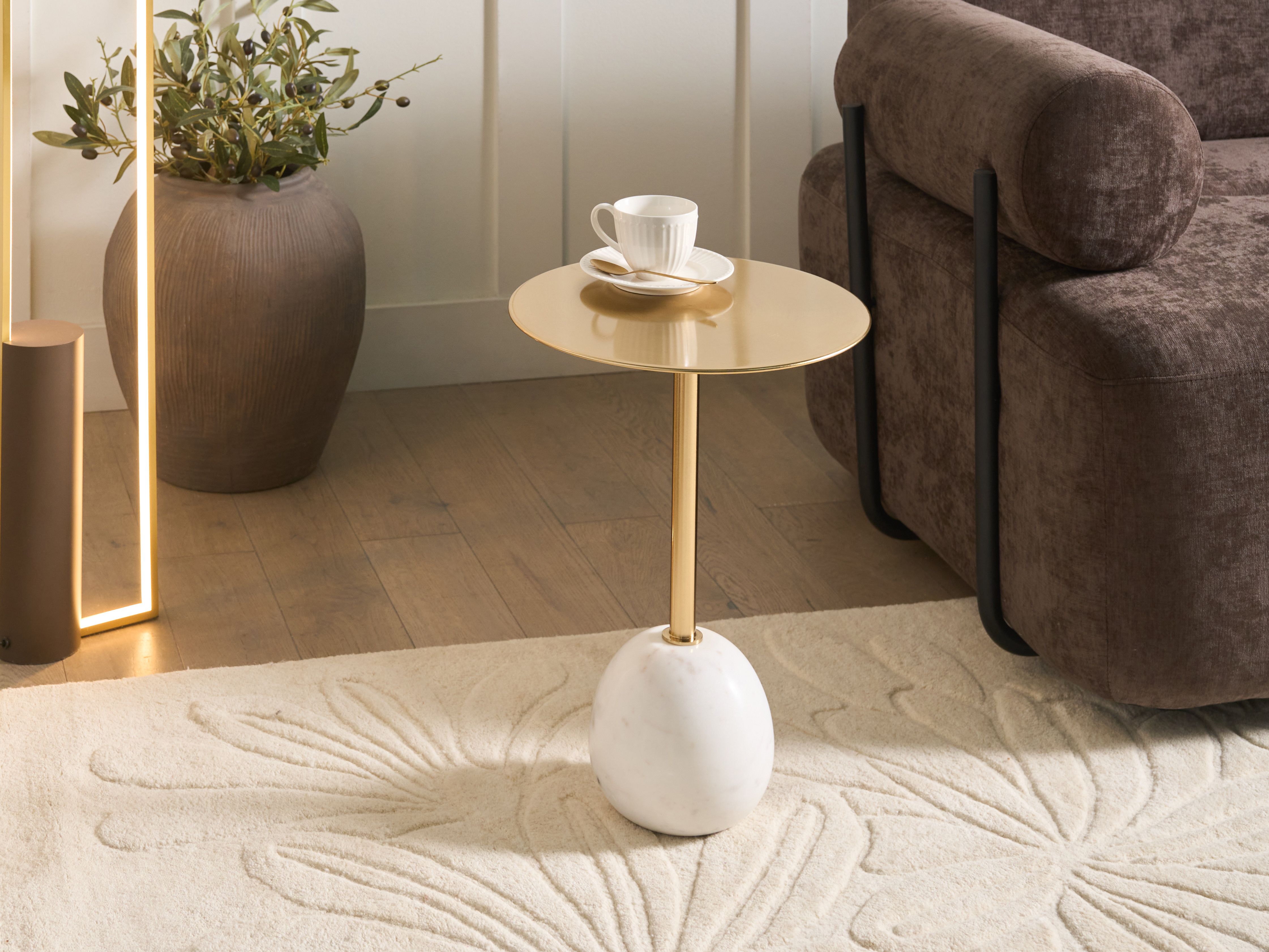 Side Table OAHE Metal Gold