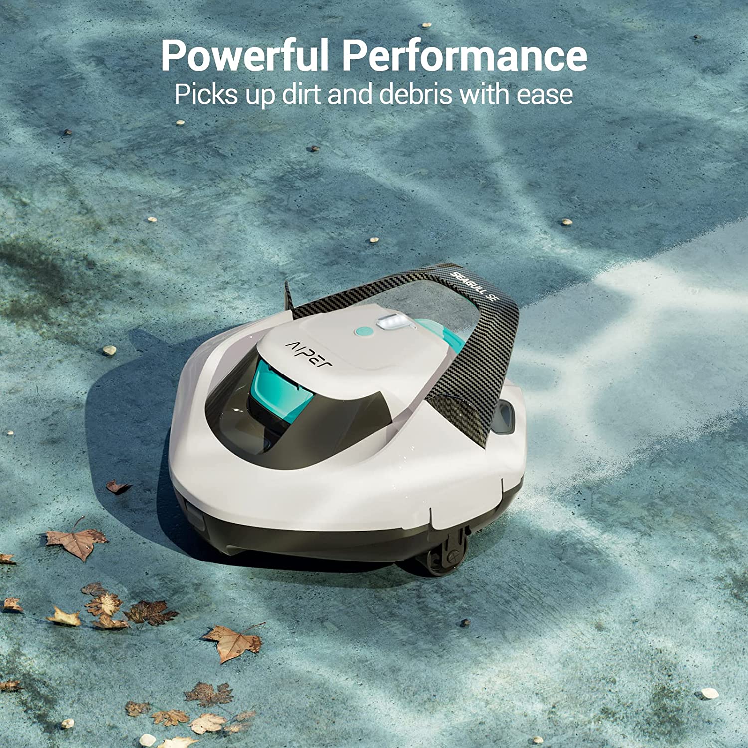 AIPER Cordless Robotic Pool Cleaner With Dual-Drive Motors - Seagull 600 - Image 3 AIPER Cordless Robotic Pool Cleaner With Dual-Drive Motors - Seagull 600 - Image 3