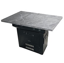 Commercial Barbecue Hotpot Coffee 6 Seats Table 160*80cm Multi-Material Dining Table Coffee Table