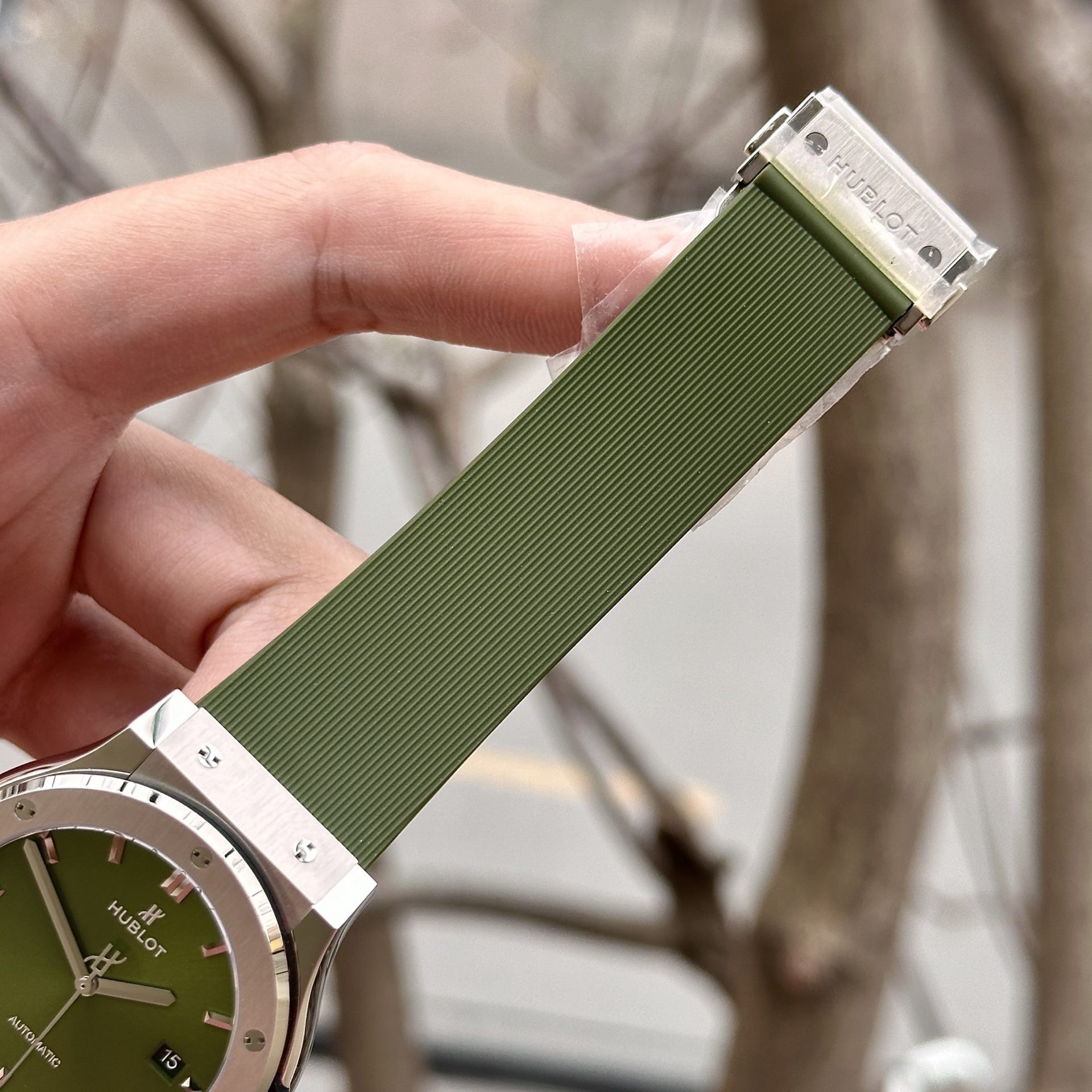 Hublot Replica 11 Watch Classic Fusion Green Dial Factory JJ+ 42mm - Top club
