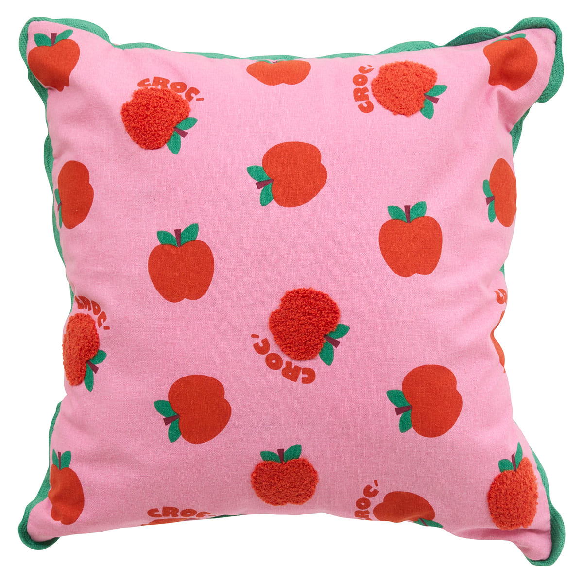 Tufted cushion "Pomme d'amour" 40x40 cm Atmosphera x Cha Cha Pop