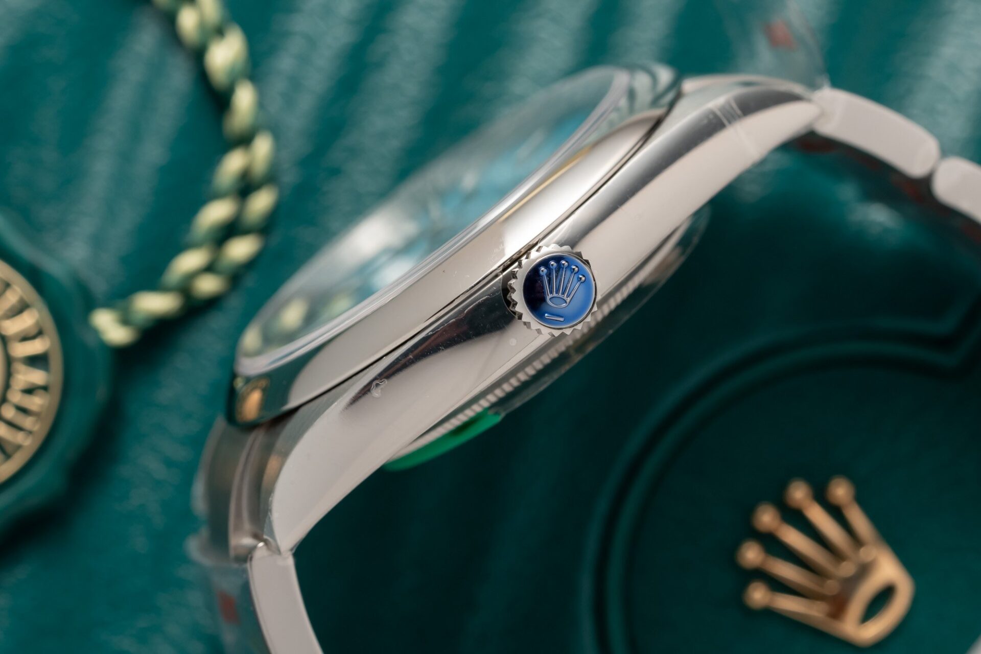 Rolex Replica 11 Watch Oyster Perpetual Ice Blue Dial King Factory 41mm - Top club