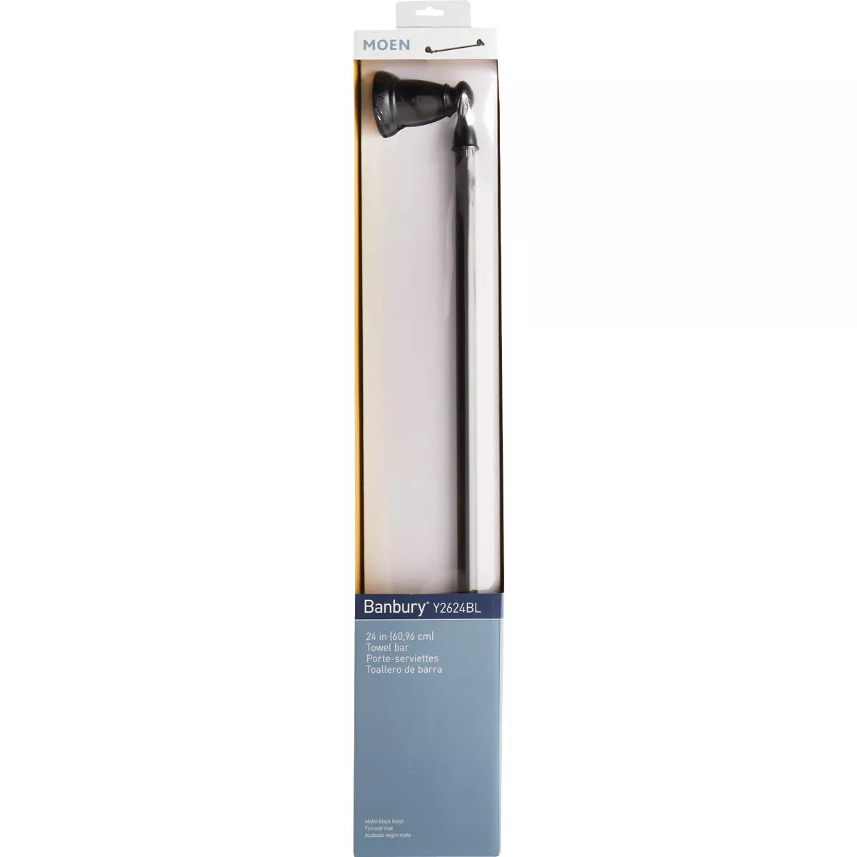Moen Banbury 24 In. Towel Bar, Matte Black