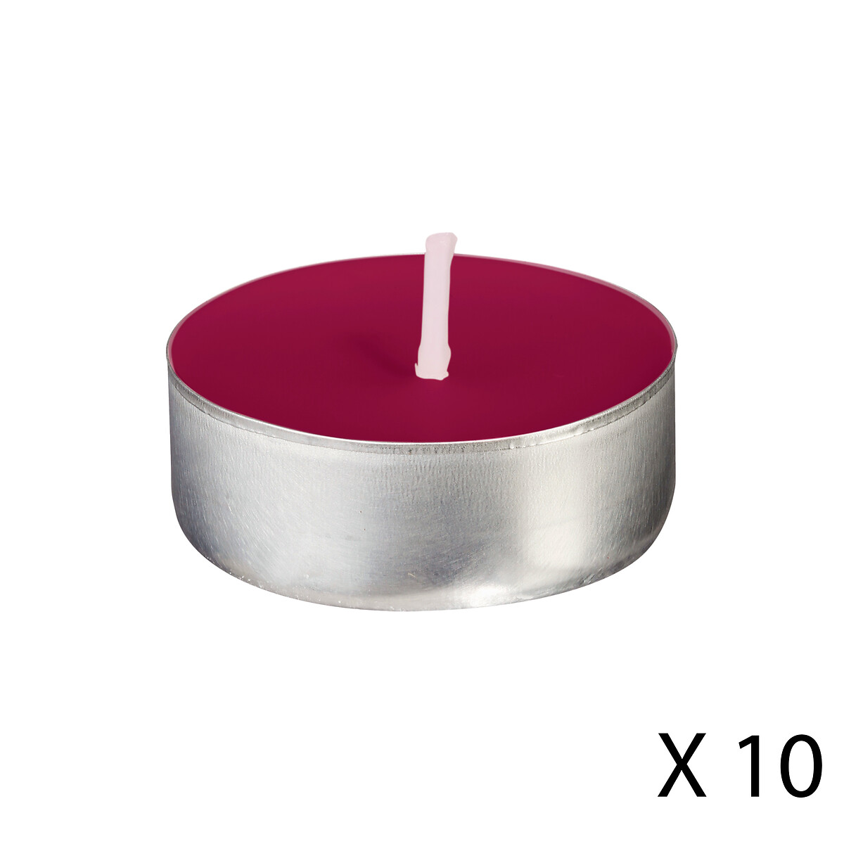 Set of 30 scented candles Raspberry, 350g