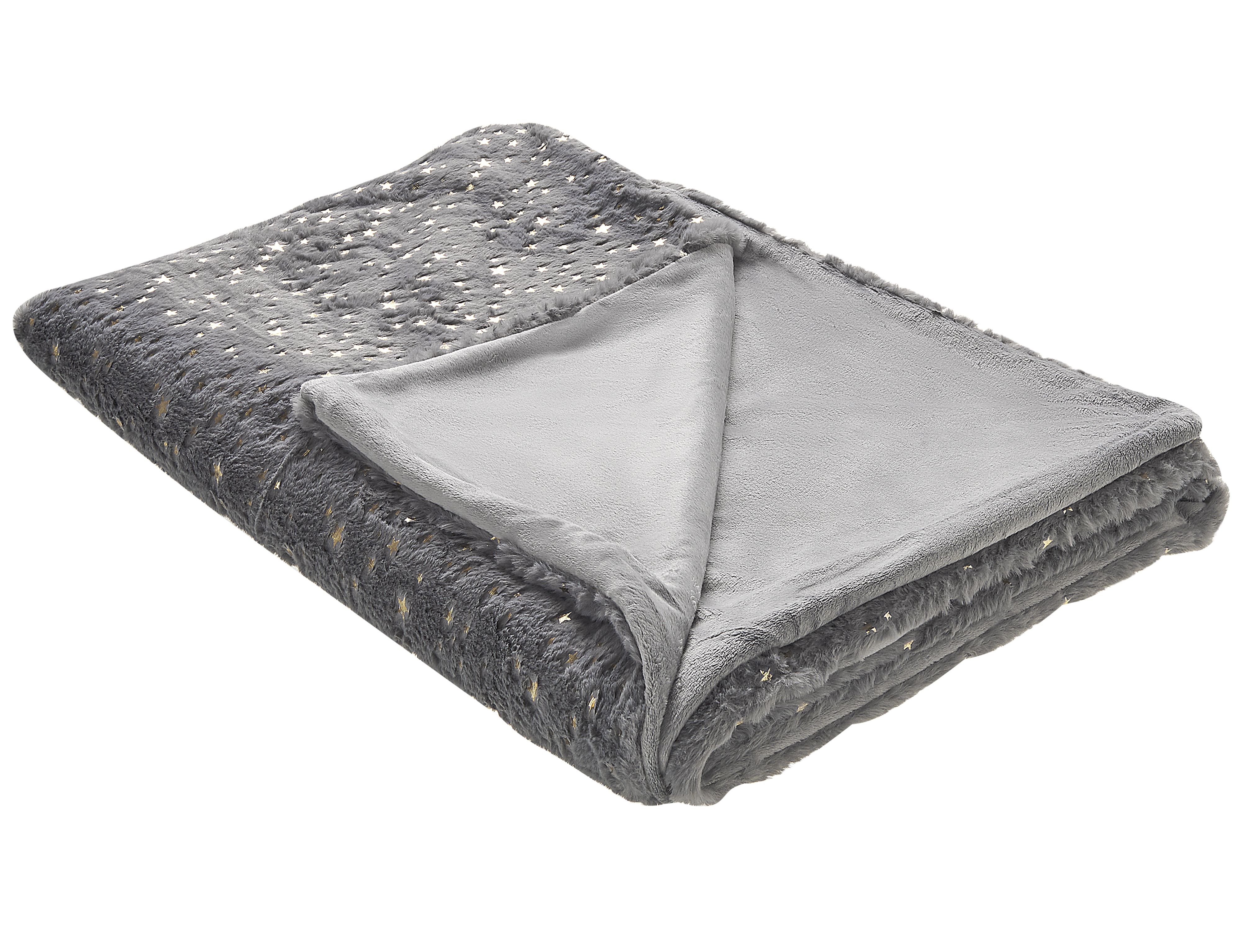 Blanket ALAZEYA 130 x 180 cm Grey