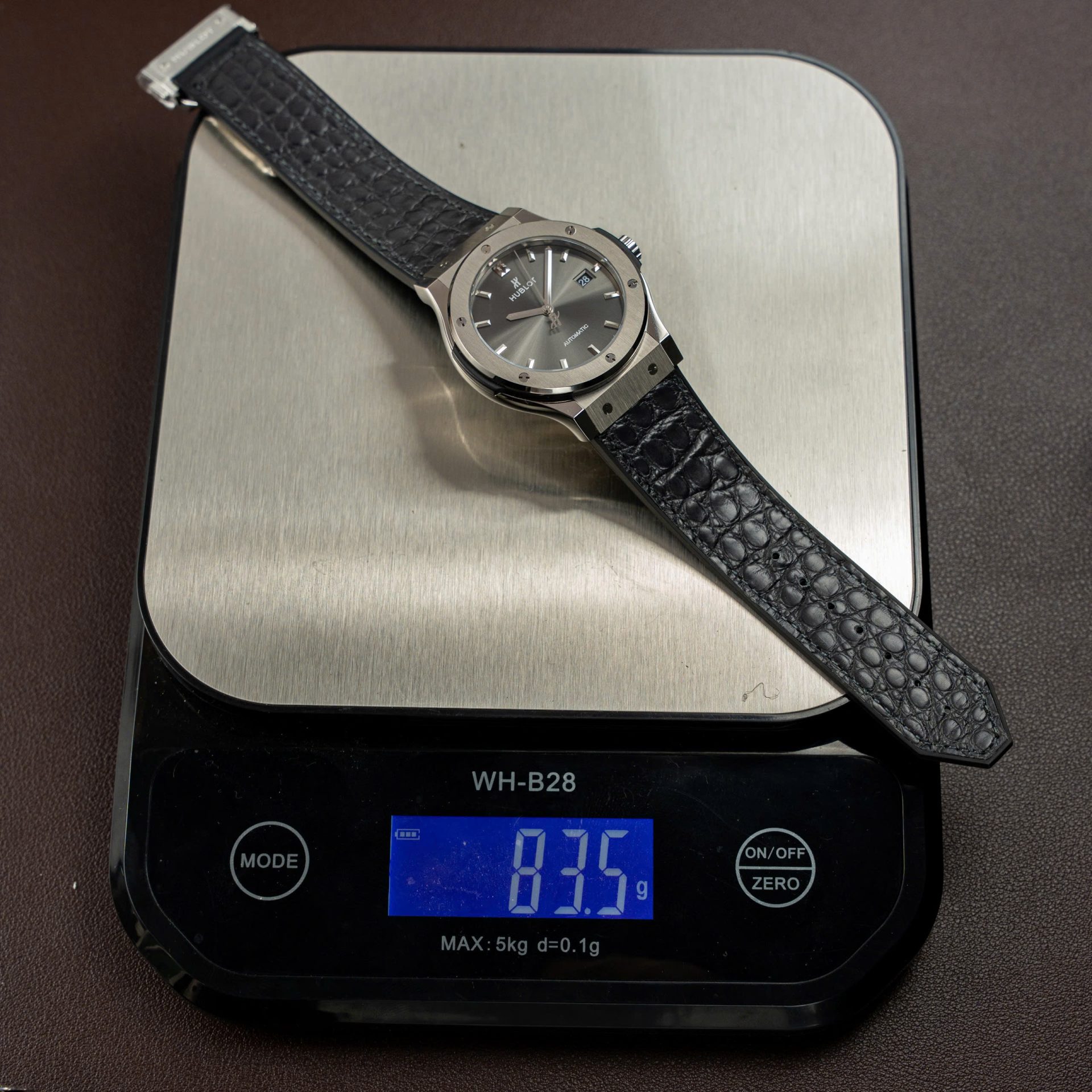 Hublot Classic Fusion Titanium Gray Copies Watches Movement SW300 Weight 84 Gram Custom 42mm - Elite Watch Atelier