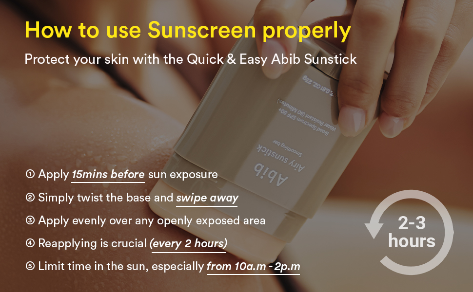 How to use sunscreen properly?