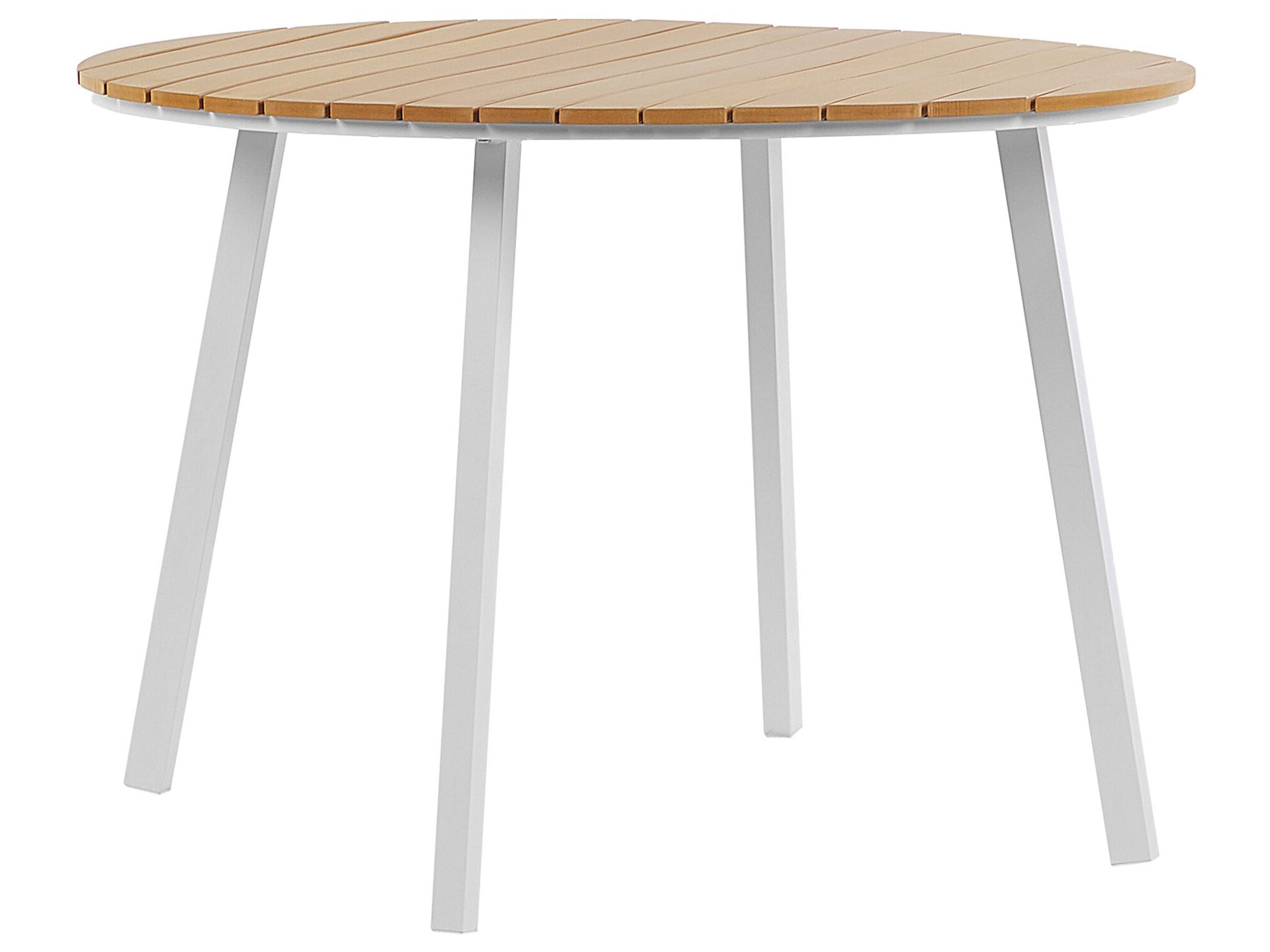 Garden Dining Table CAVOLI 105 cm 105 cm Brown