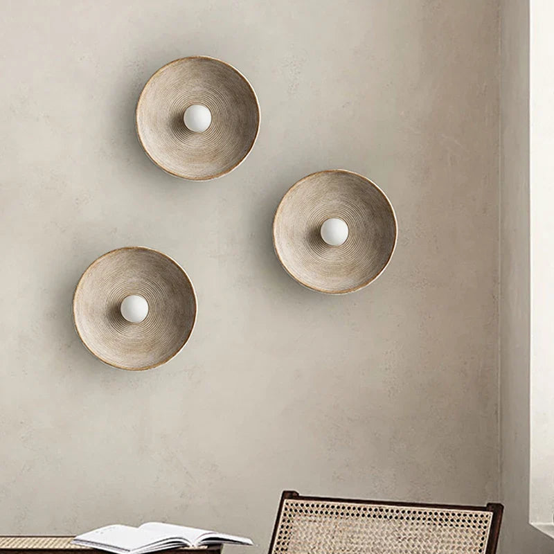 RidgeGlow – Japanse Vintage Wandlamp in Zen Stijl | LED