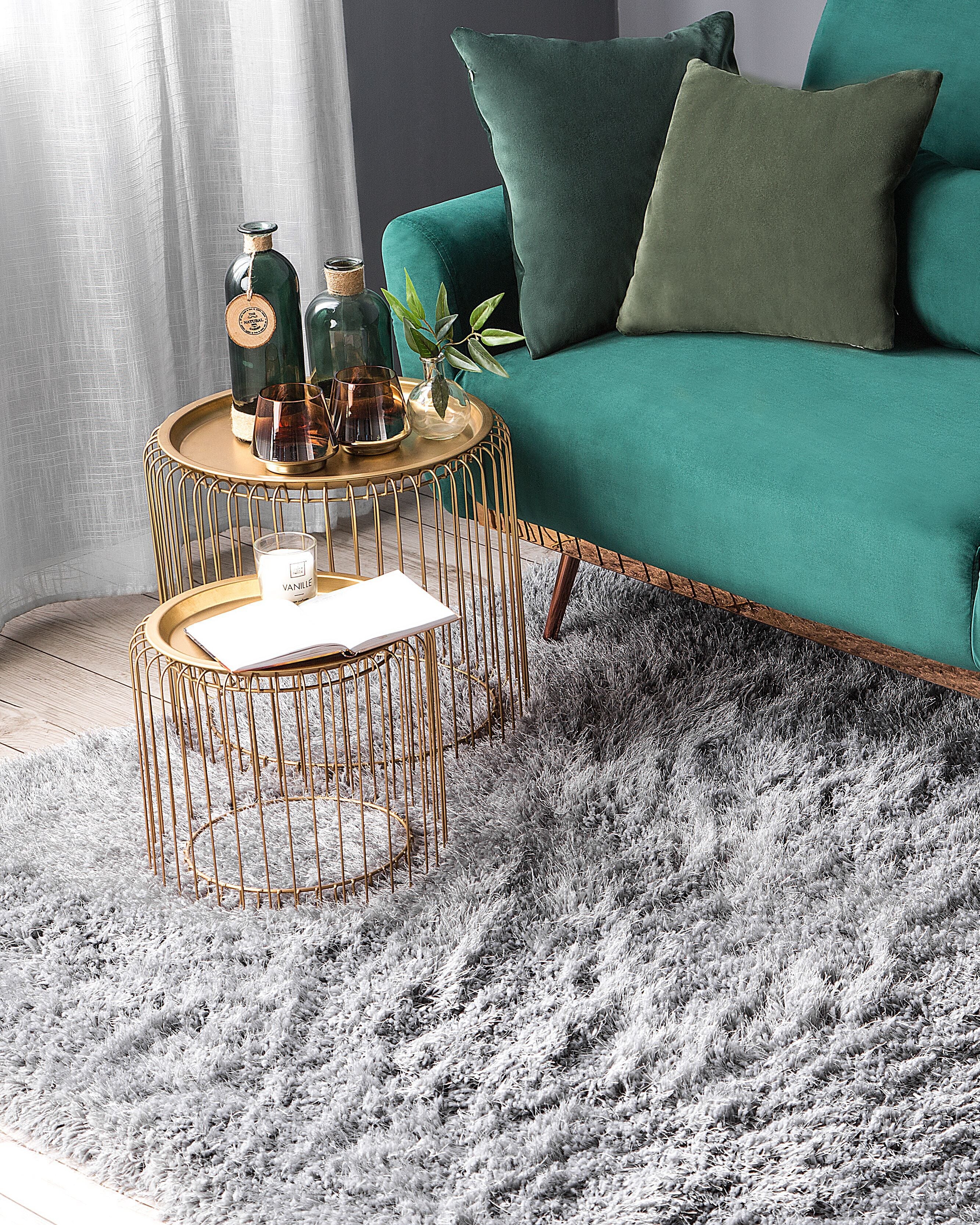 Shaggy Rug CIDE Light Grey 200 x 300 cm