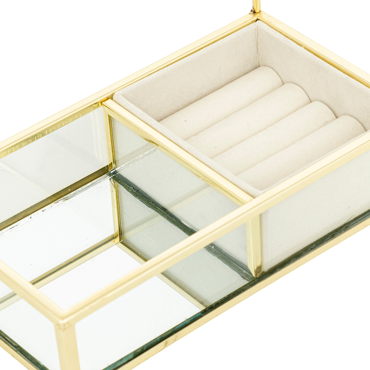 Jewellery box "Isra" Gold-tone metal, H.29 cm