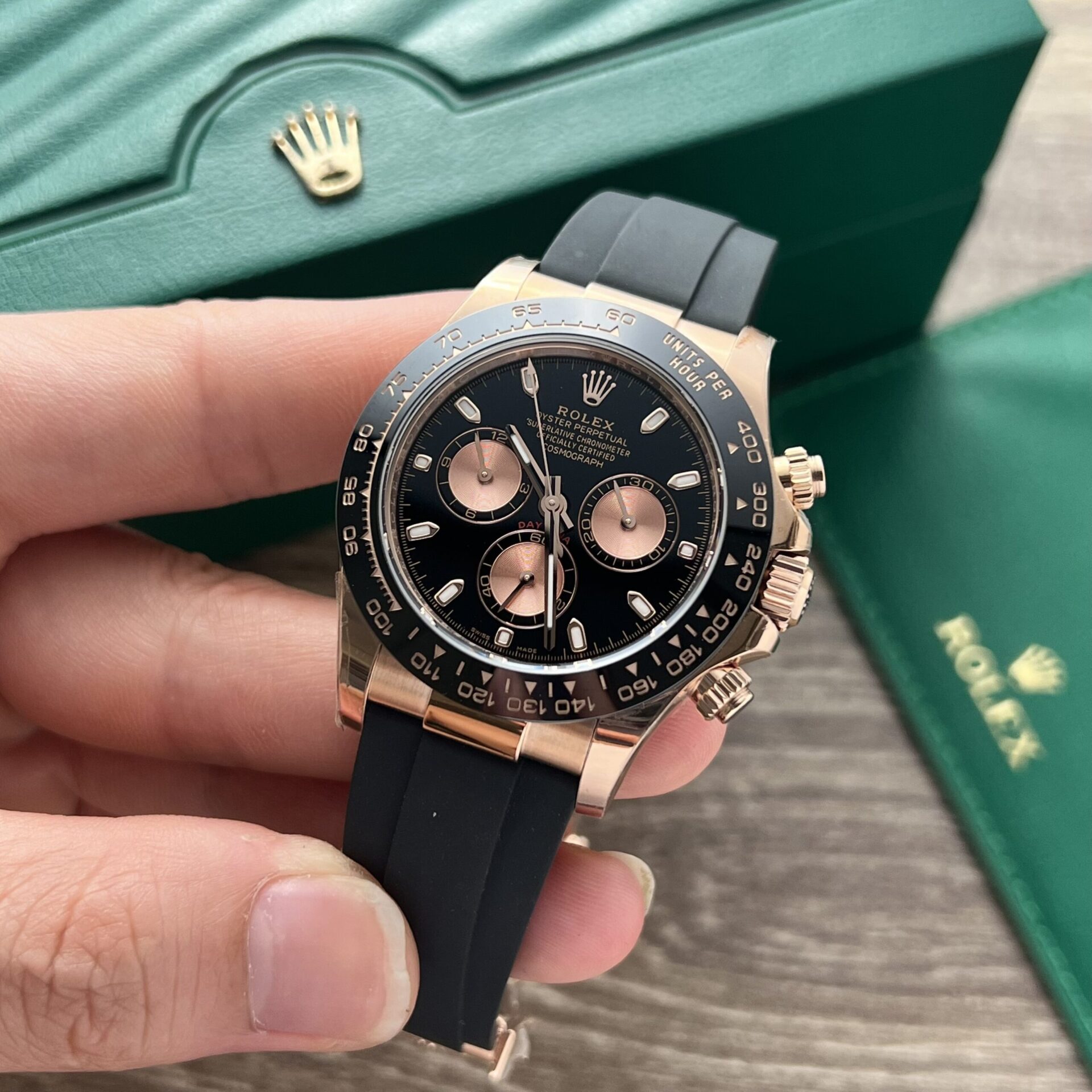 Rolex Cosmograph Daytona 116515LN Replica Watch Dial Black BT Factory 40mm - Top club