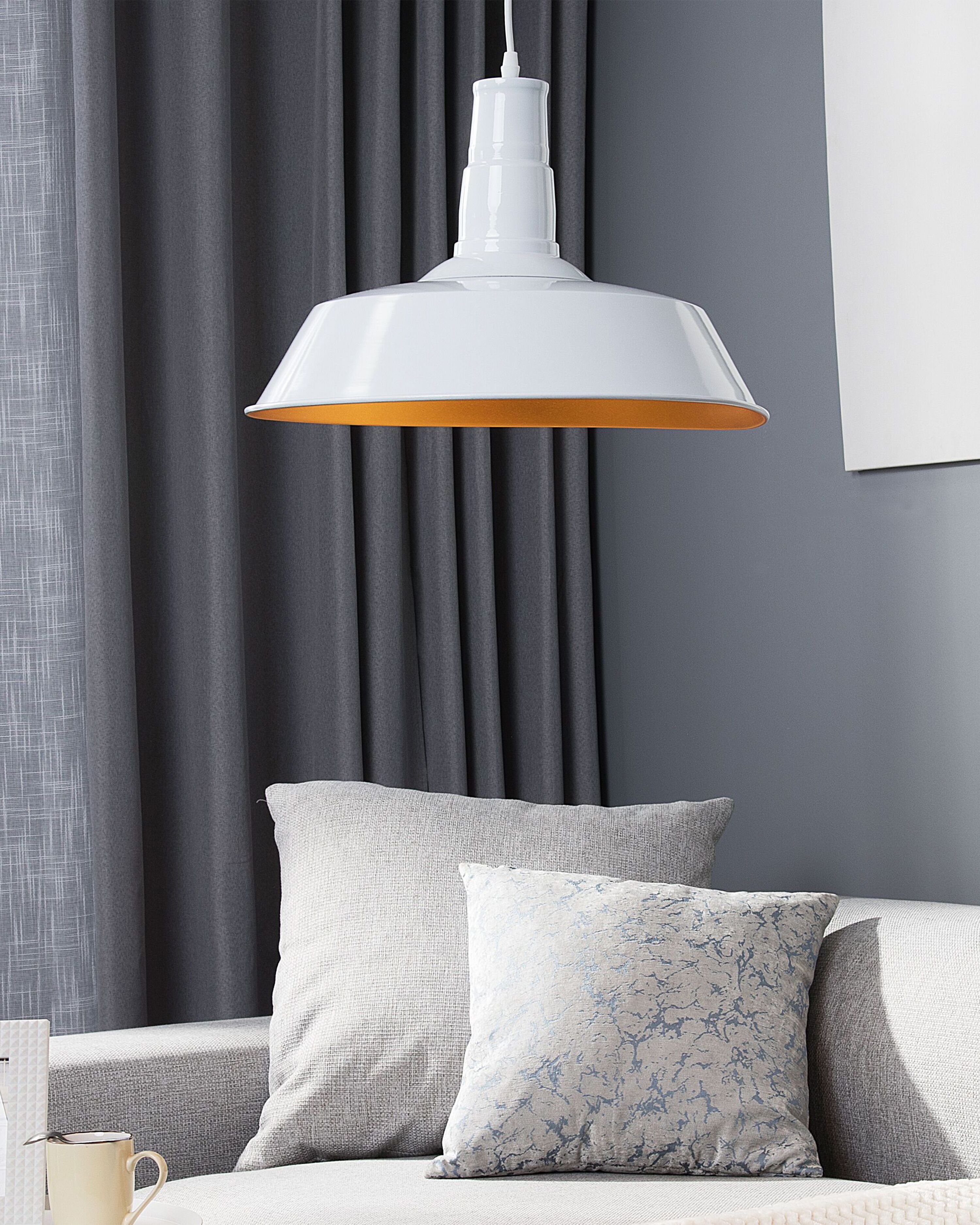 Pendant Lamp BAYOU Metal White