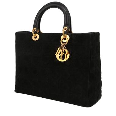 Dior Lady Dior mini handbag in green python1:1High-quality replica