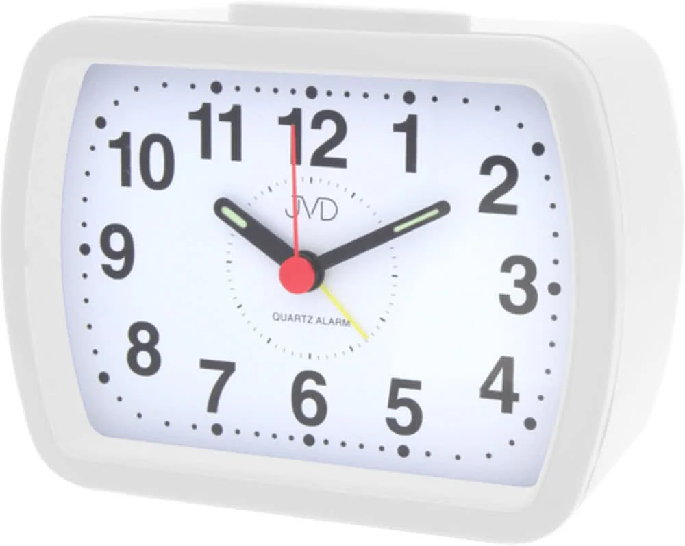 JVD Classicer Analoger Alarm Clock 9.0x11.5x6.3 cm Plastic • Präzises Quarzwerk • Lauter Glockenalarm