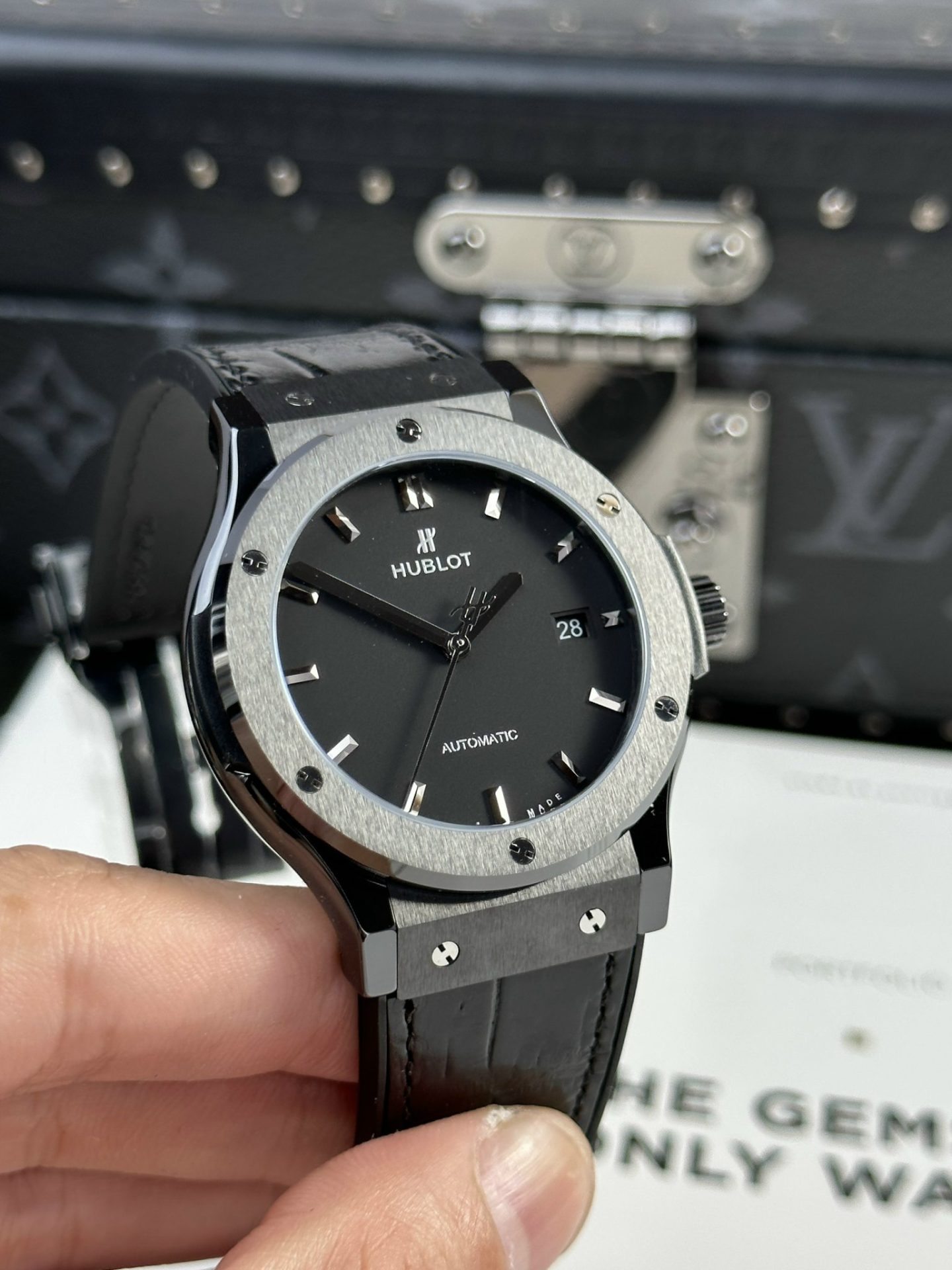 Hublot Classic Fusion Replica Watch Ceramic Refined Black 42mm - Top club