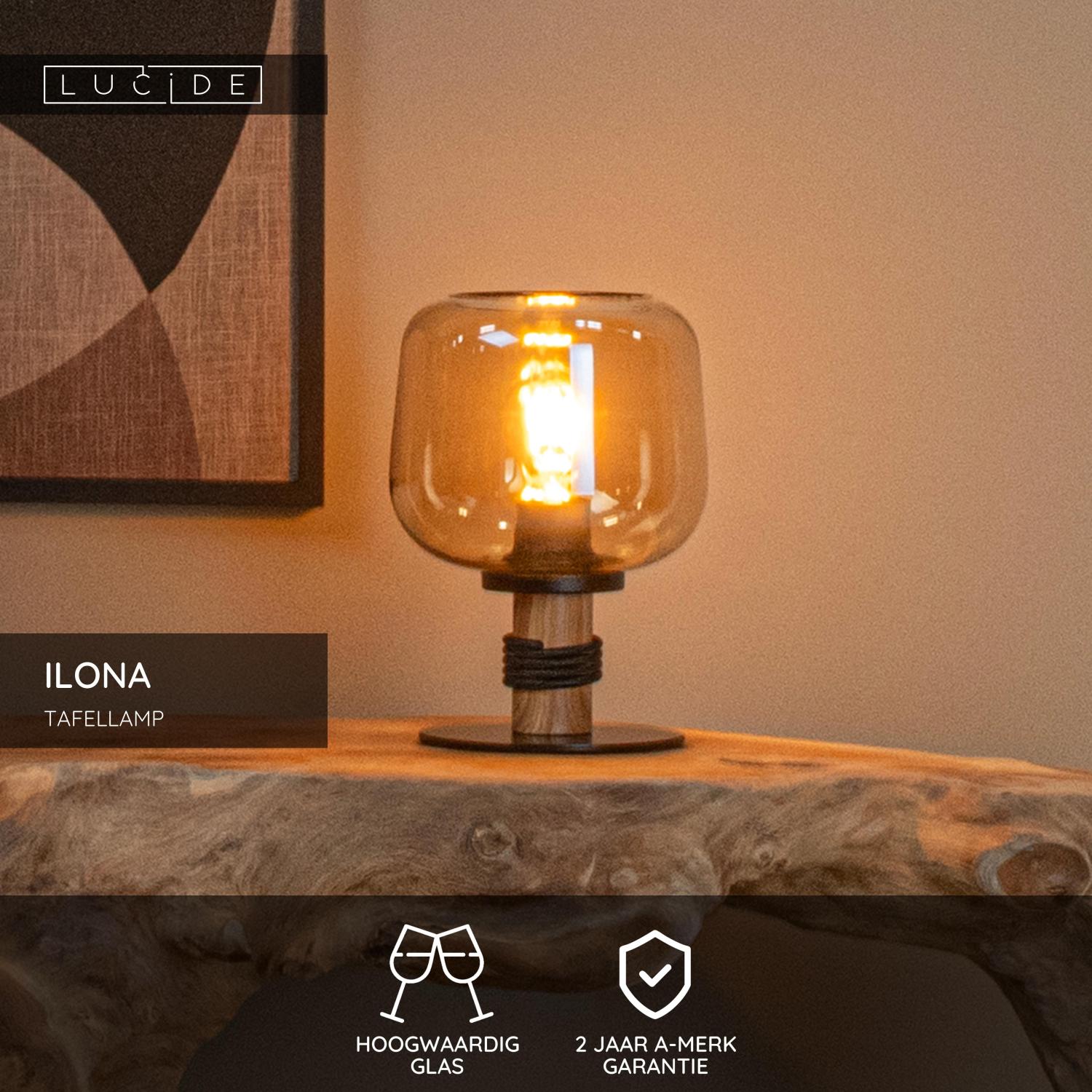 Lucide ILONA Tafellamp - Amber