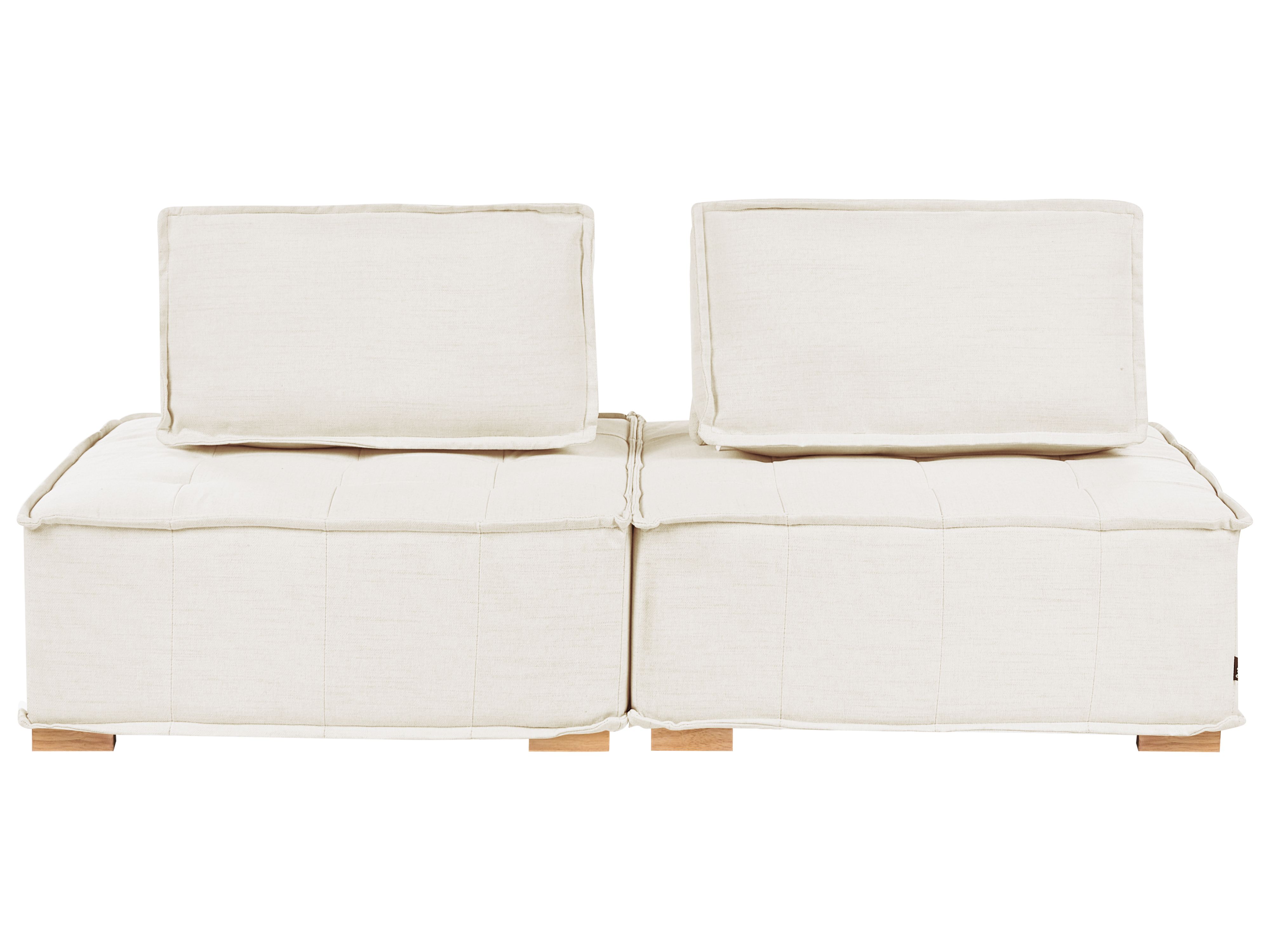 Modular Sofa 2 Seater TIBRO Fabric Off-White