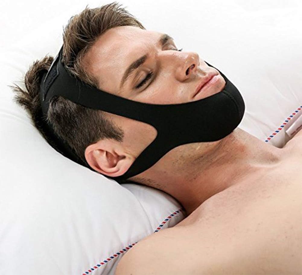 Anti-Snurk Kinband van Ademend Neopreen – Vermindert Snurken en Bevordert Comfortabele Nachtrust