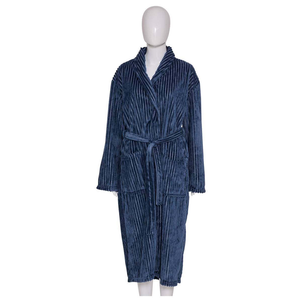Bathrobe "Arum" Ink Blue, One Size