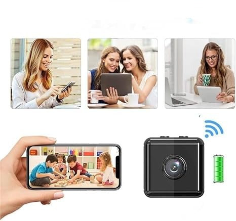Compacte Draadloze Beveiligingscamera Buiten 1080P HD met Nachtzicht en Bewegingsdetectie - Weerbestendig en App-bediening