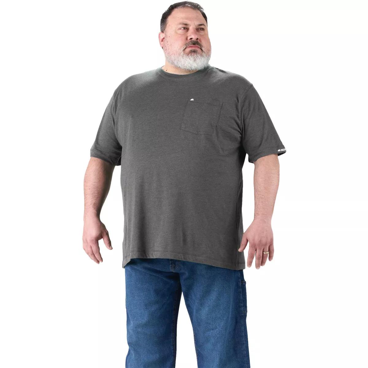 Berne Performance Men's 3XL Slate Short Sleeve Pocket T-Shirt