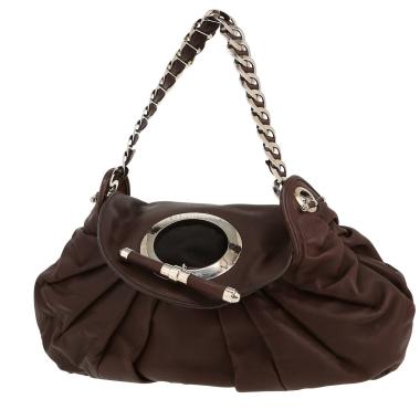 Dior Vintage handbag in beige monogram canvas Oblique and beige leather1:1High-quality replica