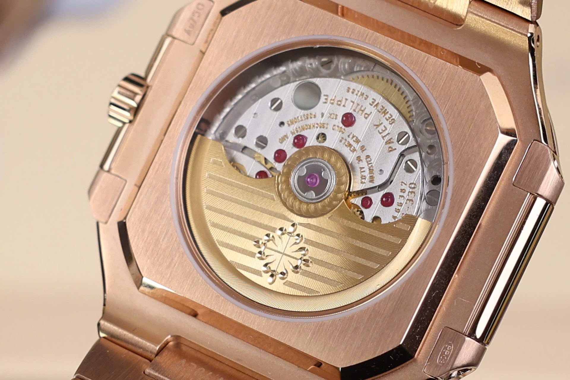 Patek Philippe Cubitus 5821 Replica Watch Rose Gold White Dial TW Factory 45mm - Top club