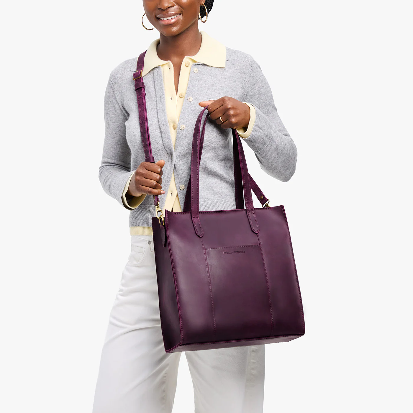 Large Lola Zipper Crossbody Tote