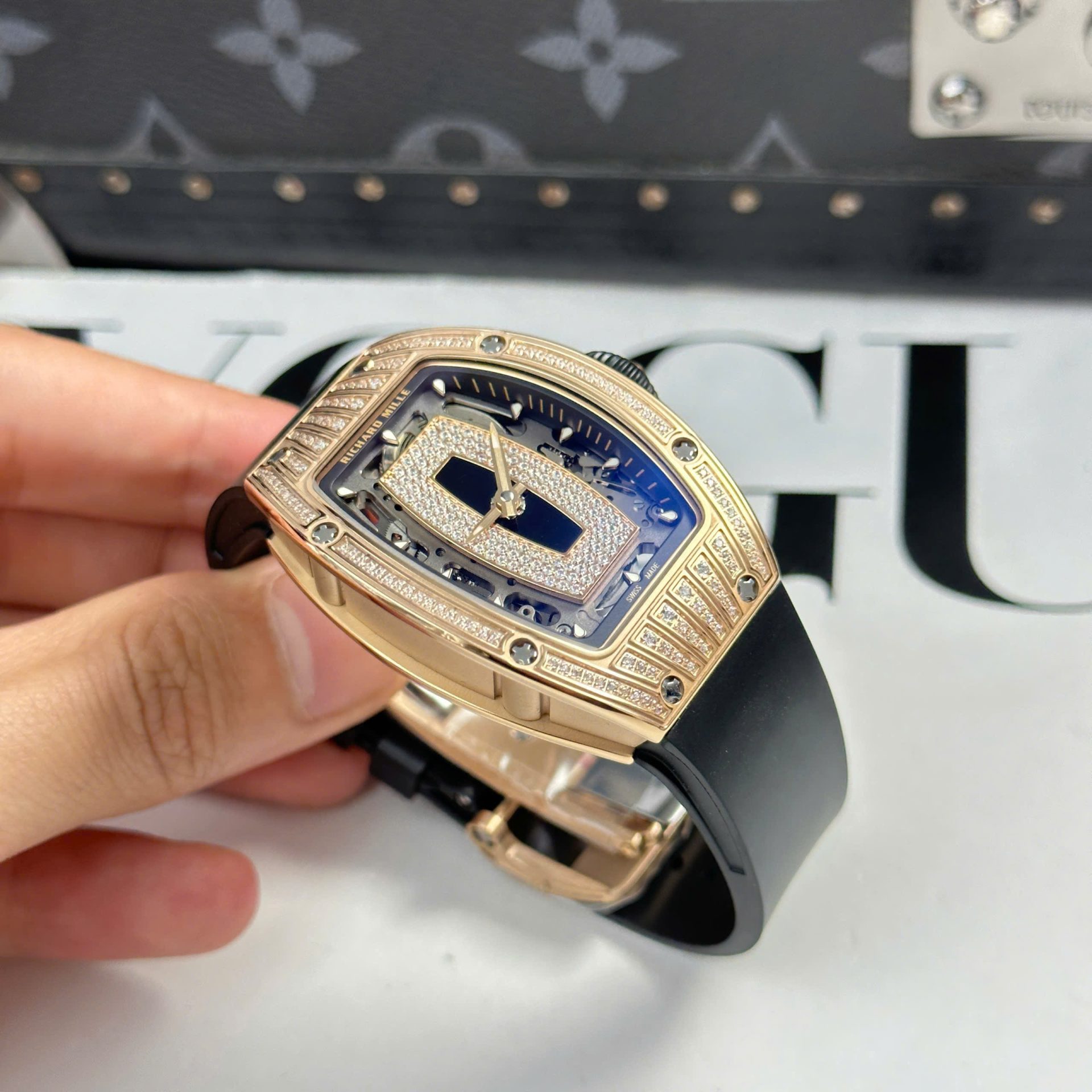 Richard Mille RM07-01 Replica Watches Best Quality Rubber Strap ZF Factory 36mm - Elite Watch Atelier