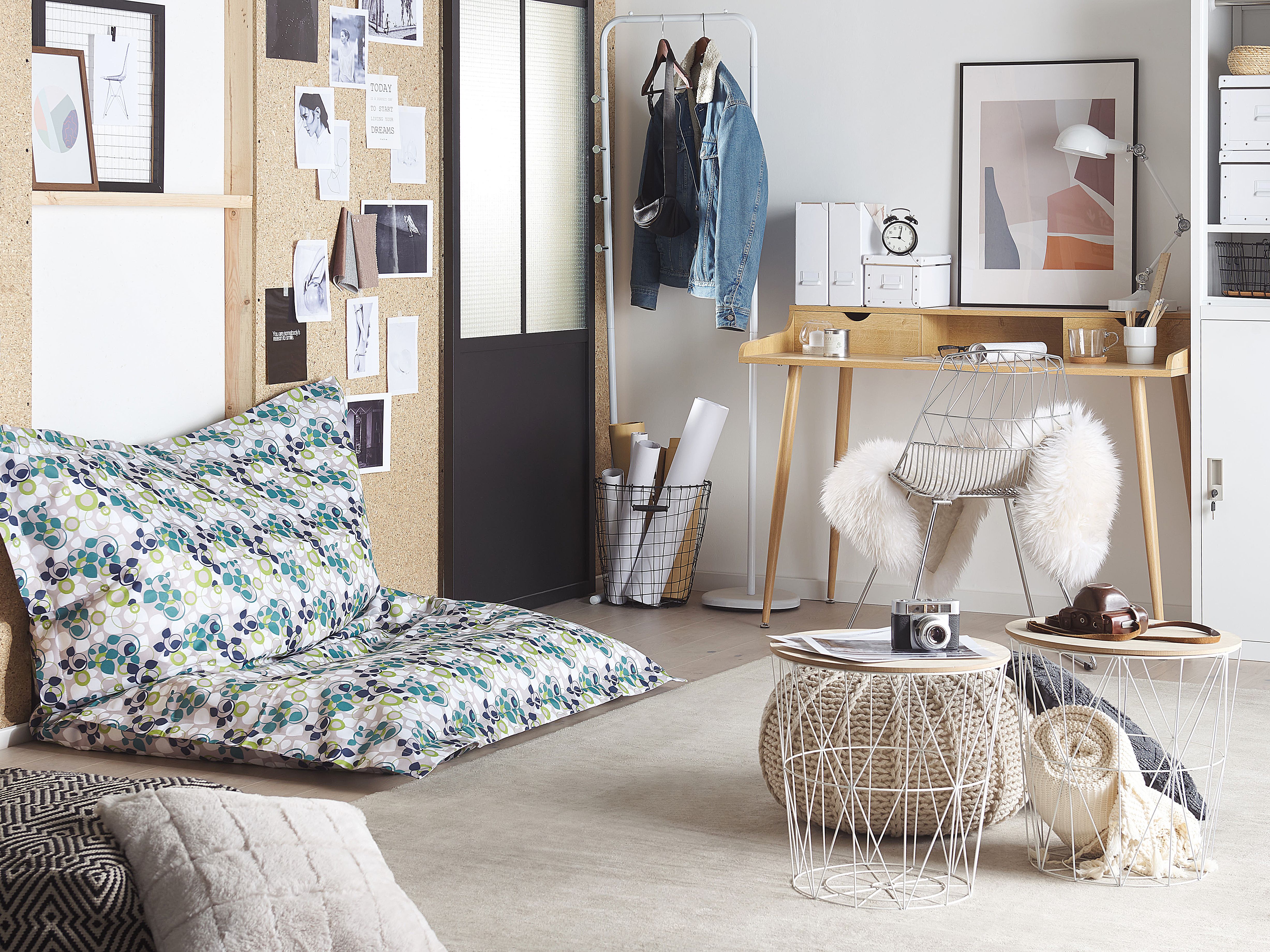 Bean Bag 300 L FUZZY 140 cm 180 cm Multicolour