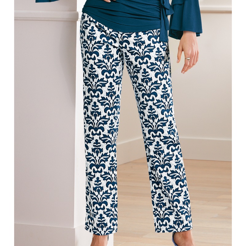 Ikat Printed Pant - MIDNIGHT VELVET CATALOG