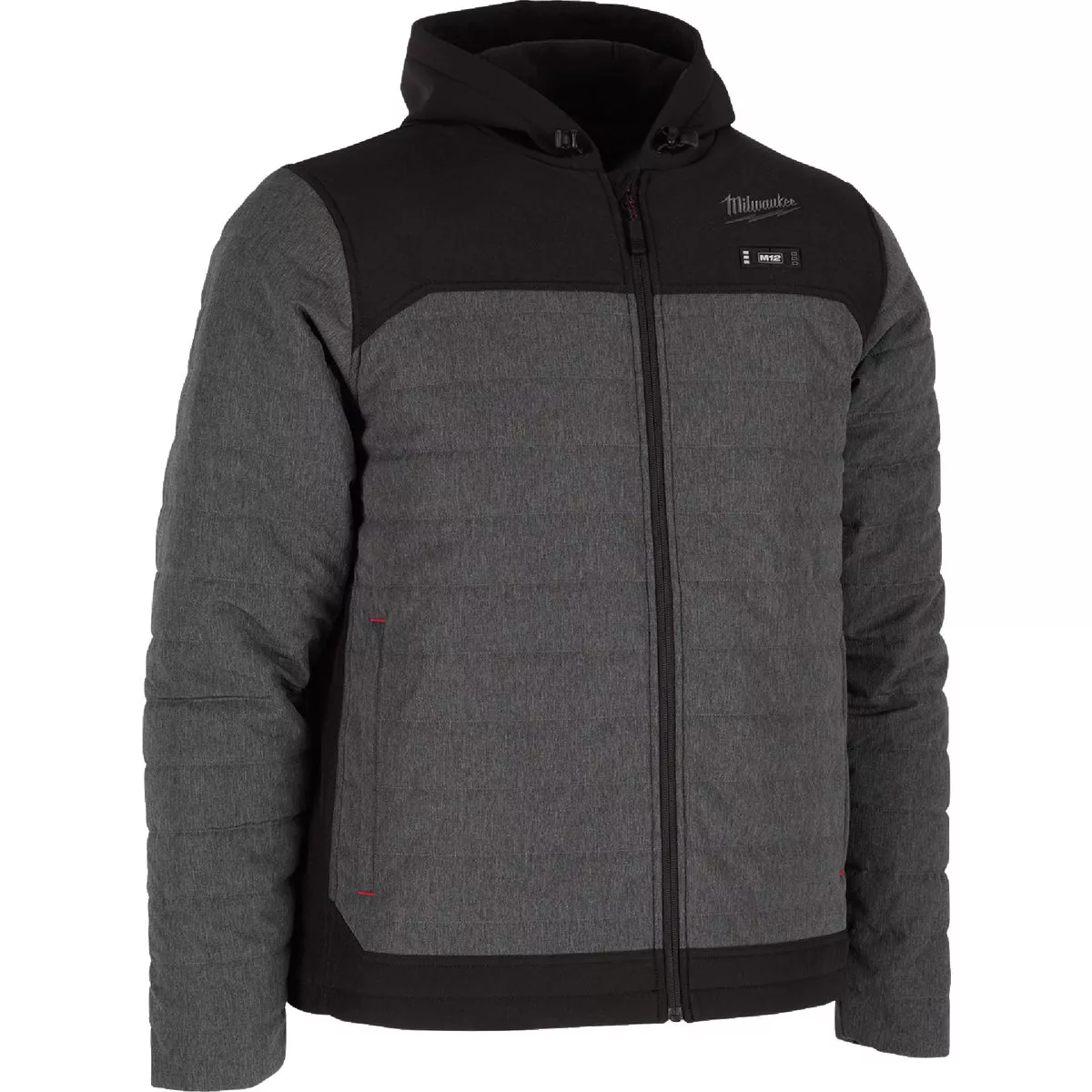 Milwaukee M12 AXIS Men's Gray Cordless Heated Jacket, L