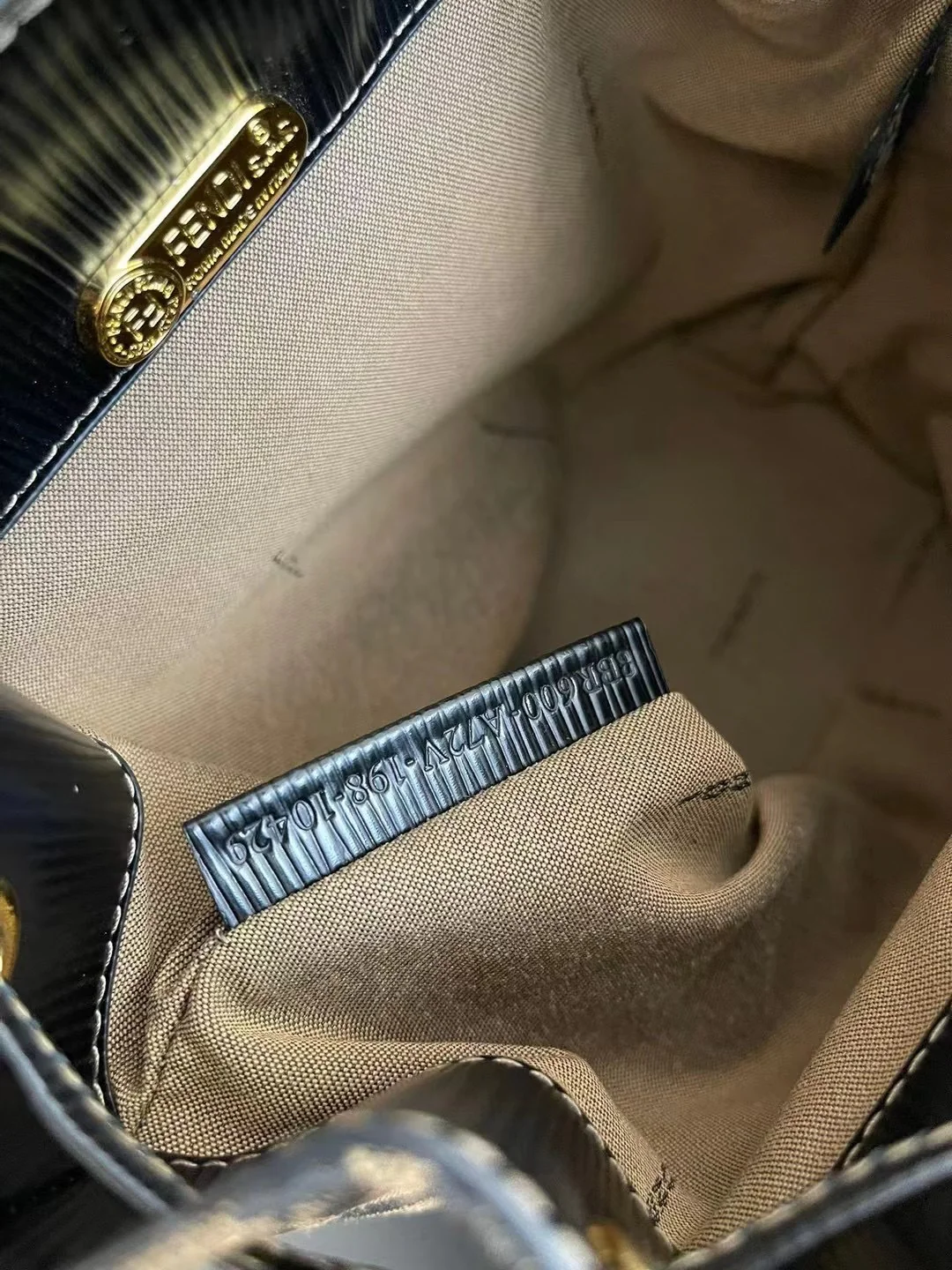 Elegant Fendi Mini Backpack With Iconic FF Pattern And Gold - Tone Hardware 185 - Replicaclubs