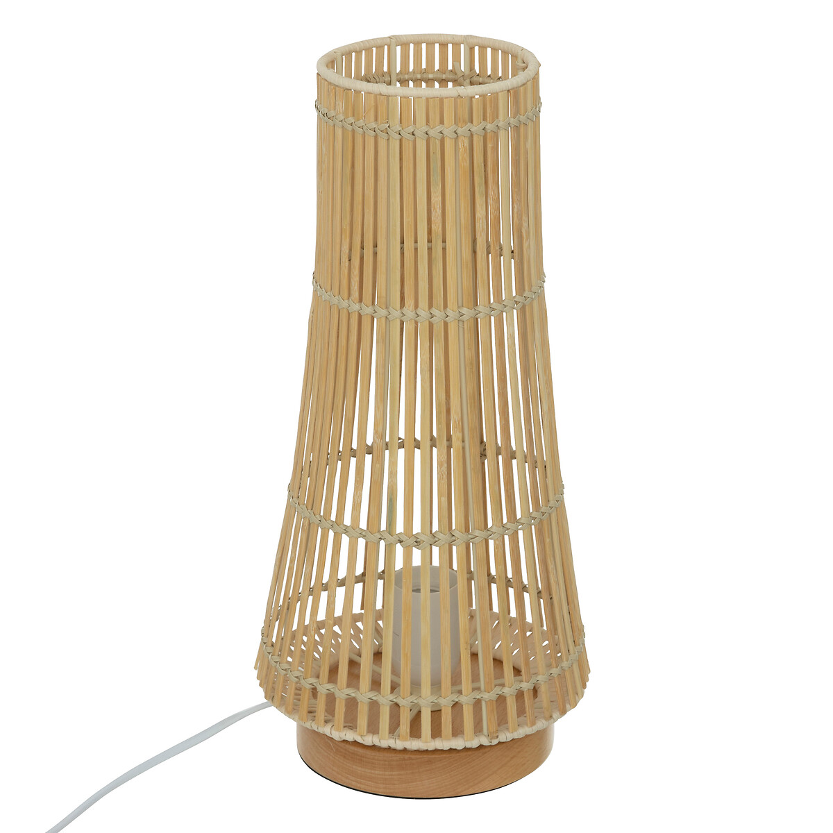 "Mahe" lamp Bamboo, H.38 cm