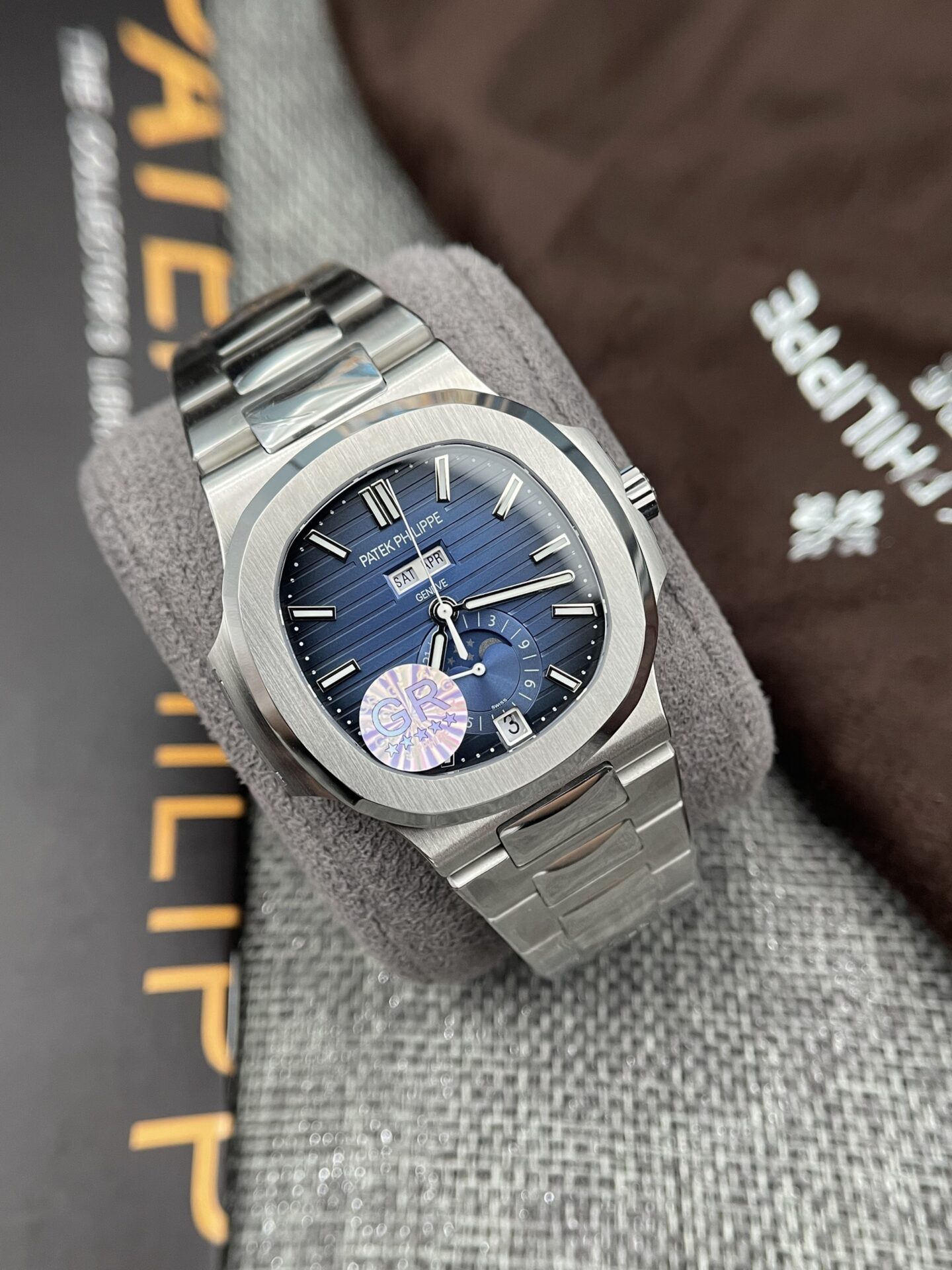 Patek Philippe Nautilus 5726 Best Replica Watch Blue Dial GRF 40.5mm - Top club