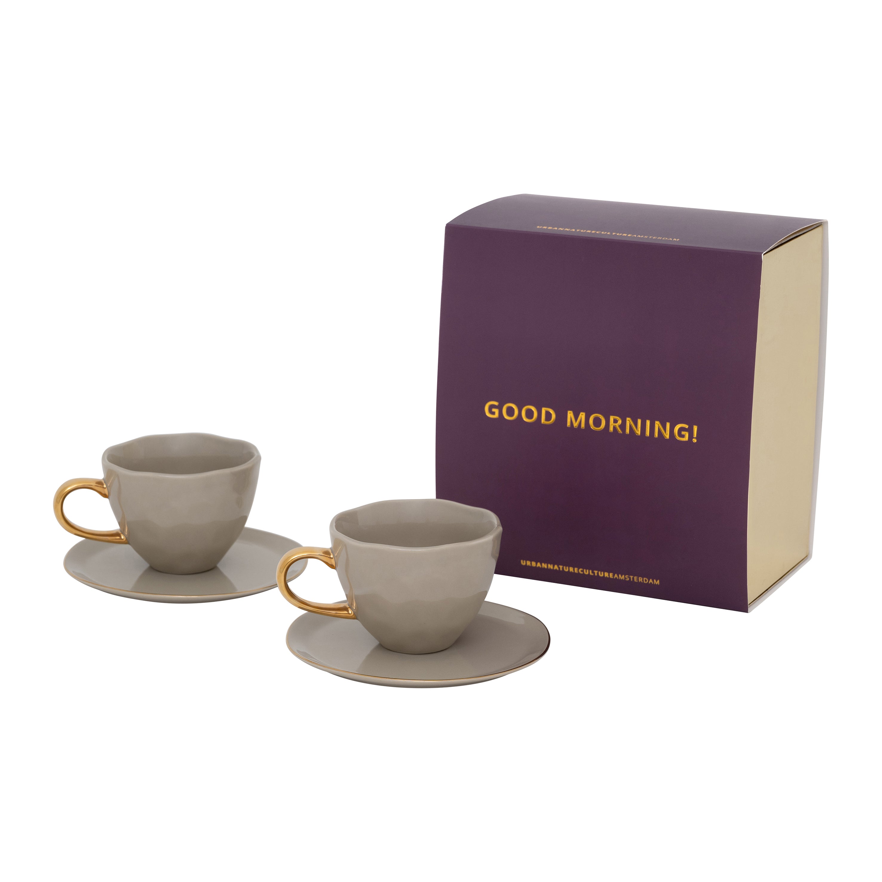 Urban Nature Culture Good Morning Kop Cappuccino/Thee en Bord Graymorn