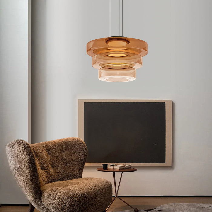 CraftNova – Bauhaus Glaspendellamp met Verstelbare Ophanging